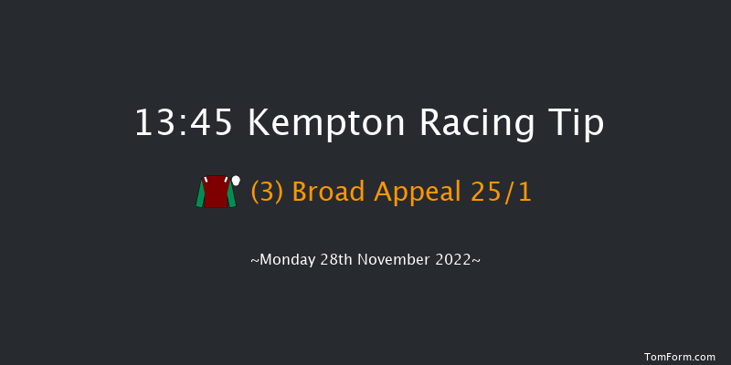 Kempton 13:45 Handicap (Class 6) 12f Mon 21st Nov 2022