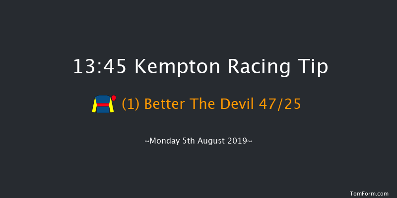Kempton 13:45 Stakes (Class 5) 5f Wed 10th Jul 2019