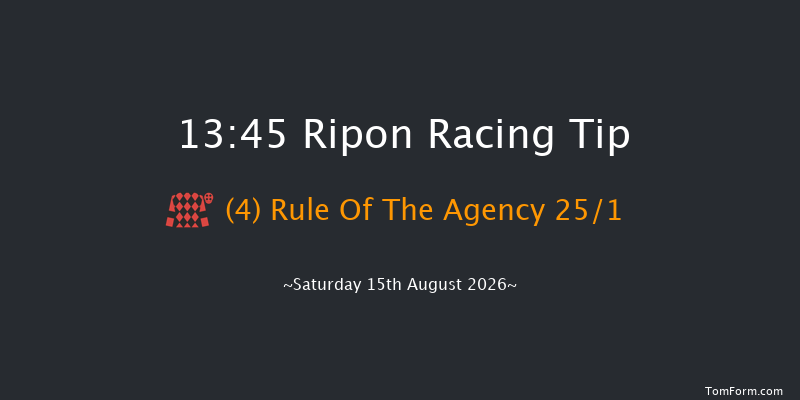 Ripon 13-45 (Class 2) 8f Mon 3rd Aug 2026