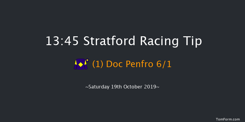 Stratford 13:45 Maiden Hurdle (Class 4) 22f Mon 7th Oct 2019