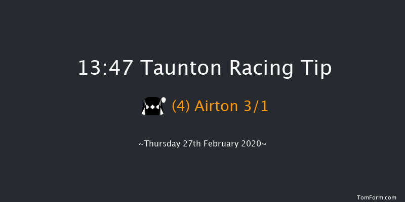 Racing To School Selling Hurdle Taunton 13:47 Selling Hurdle (Class 5) 19f Sun 2nd Feb 2020