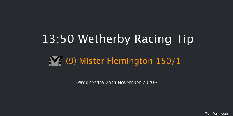 Follow RacingTV On Twitter Novices' Hurdle (GBB Race) Wetherby 13:50 Maiden Hurdle (Class 4) 16f Sat 14th Nov 2020