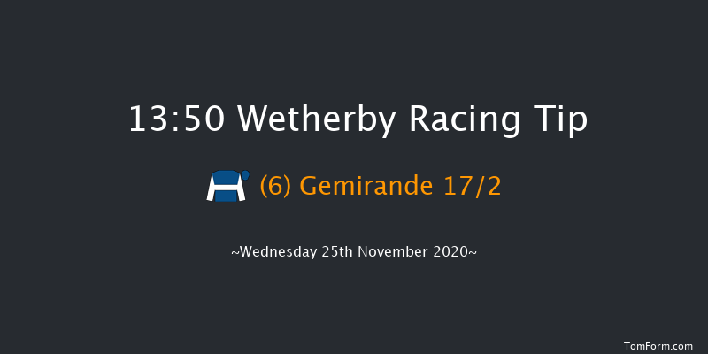 Follow RacingTV On Twitter Novices' Hurdle (GBB Race) Wetherby 13:50 Maiden Hurdle (Class 4) 16f Sat 14th Nov 2020