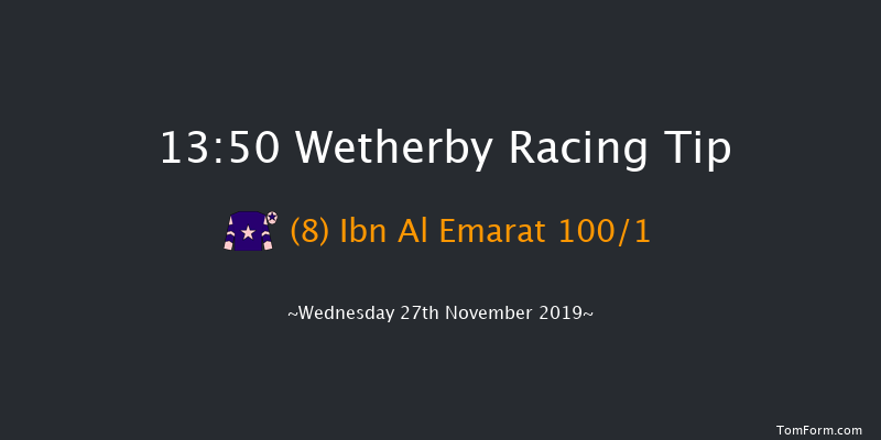 Wetherby 13:50 Maiden Hurdle (Class 4) 16f Sat 16th Nov 2019