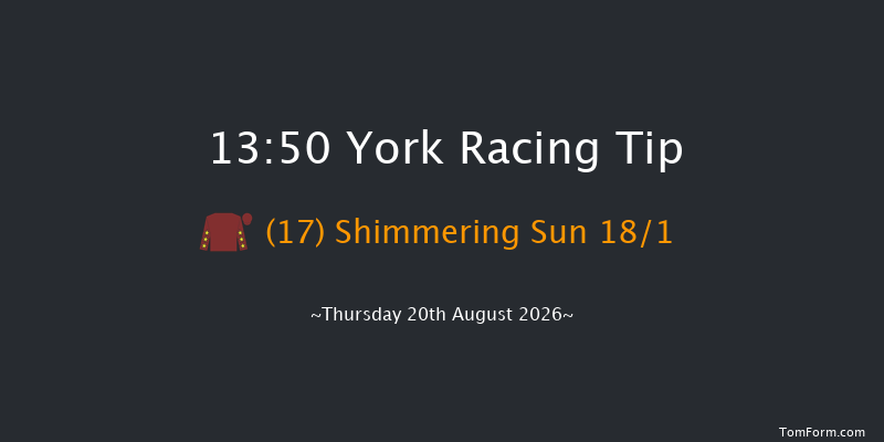 York 13-50 (Class 1) 6f Wed 19th Aug 2026