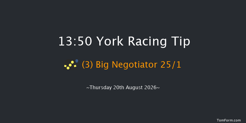 York 13-50 (Class 1) 6f Wed 19th Aug 2026