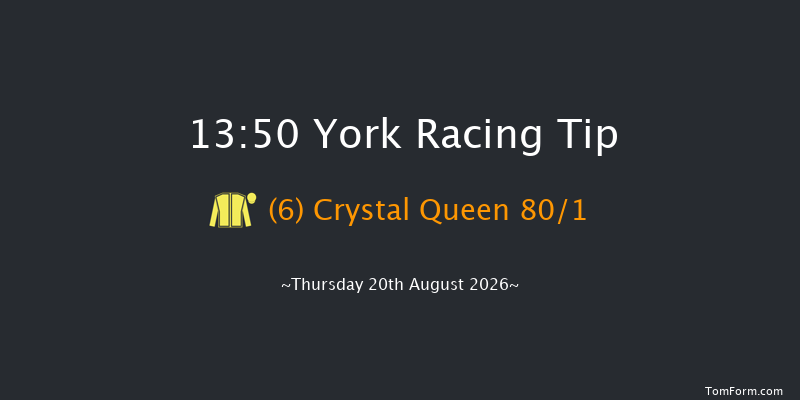 York 13-50 (Class 1) 6f Wed 19th Aug 2026