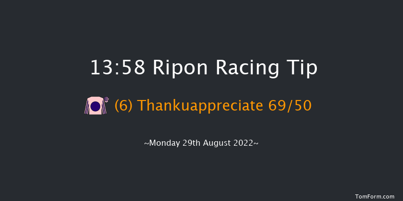 Ripon 13:58 Stakes (Class 5) 6f Sat 13th Aug 2022
