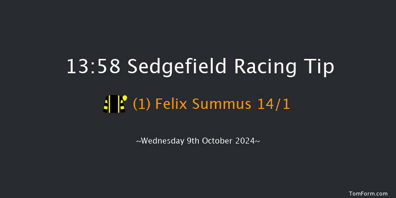 Sedgefield  13:58 Maiden Hurdle (Class 4) 17f Tue 1st Oct 2024