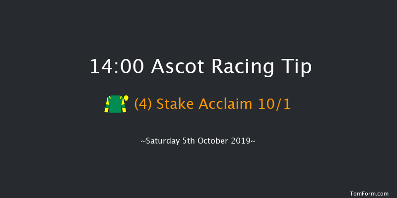 Ascot 14:00 Listed (Class 1) 5f Fri 4th Oct 2019