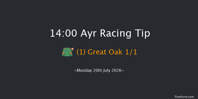 Ayr 14-00 (Class 4) 6f Mon 13th Jul 2026