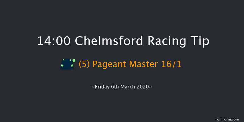 toteplacepot First Bet Of The Day Classified Stakes Chelmsford 14:00 Stakes (Class 6) 10f Thu 27th Feb 2020