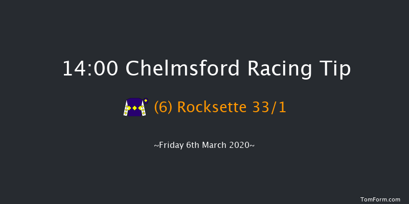 toteplacepot First Bet Of The Day Classified Stakes Chelmsford 14:00 Stakes (Class 6) 10f Thu 27th Feb 2020