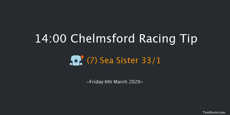 toteplacepot First Bet Of The Day Classified Stakes Chelmsford 14:00 Stakes (Class 6) 10f Thu 27th Feb 2020