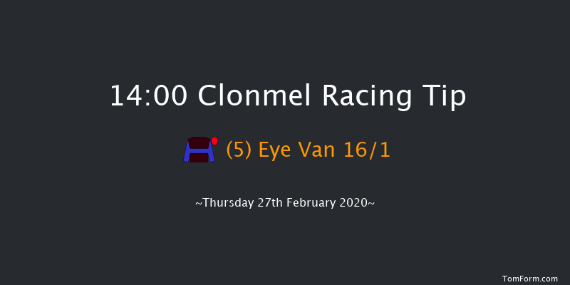 Irish Stallion Farms EBF Maiden Hurdle Clonmel 14:00 Maiden Hurdle 19f Thu 9th Jan 2020