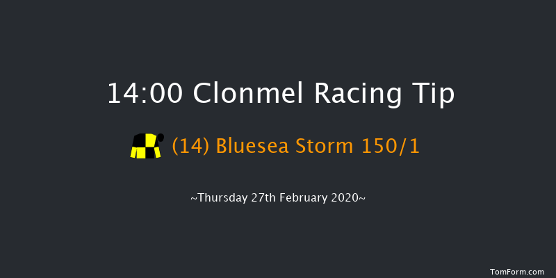 Irish Stallion Farms EBF Maiden Hurdle Clonmel 14:00 Maiden Hurdle 19f Thu 9th Jan 2020