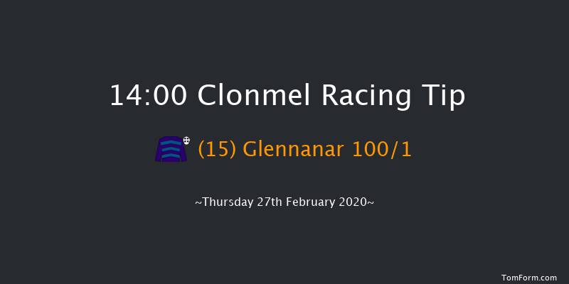 Irish Stallion Farms EBF Maiden Hurdle Clonmel 14:00 Maiden Hurdle 19f Thu 9th Jan 2020