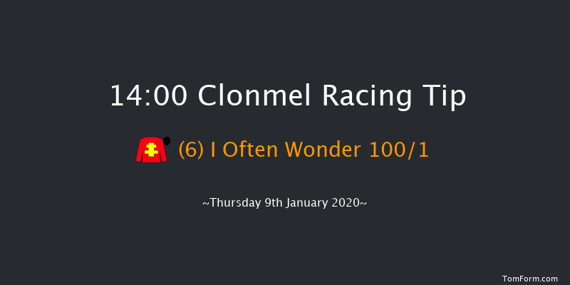 Clonmel 14:00 Maiden Hurdle 20f Thu 5th Dec 2019