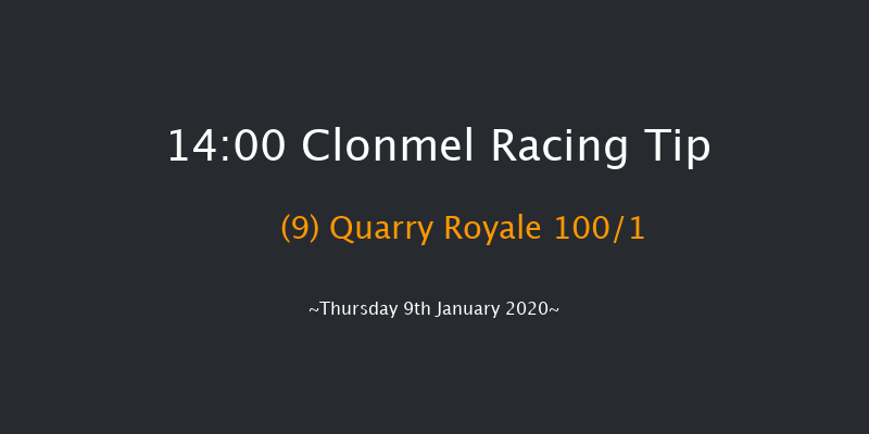 Clonmel 14:00 Maiden Hurdle 20f Thu 5th Dec 2019