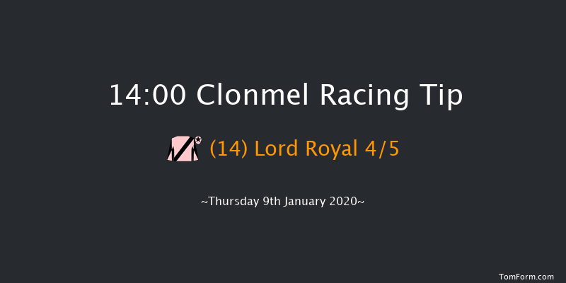Clonmel 14:00 Maiden Hurdle 20f Thu 5th Dec 2019