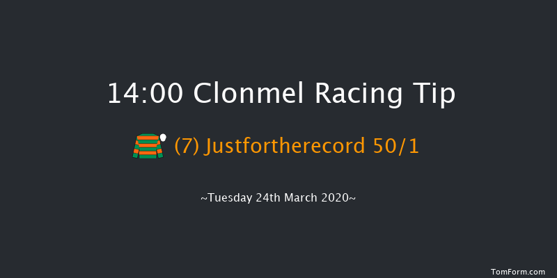 Money Back On The BoyleSports App Maiden Hurdle Clonmel 14:00 Maiden Hurdle 16f Wed 4th Mar 2020