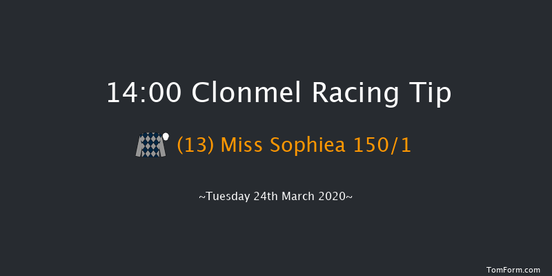 Money Back On The BoyleSports App Maiden Hurdle Clonmel 14:00 Maiden Hurdle 16f Wed 4th Mar 2020