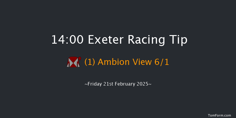 Exeter  14:00 Maiden Hurdle (Class 4) 17f Sun 9th Feb 2025