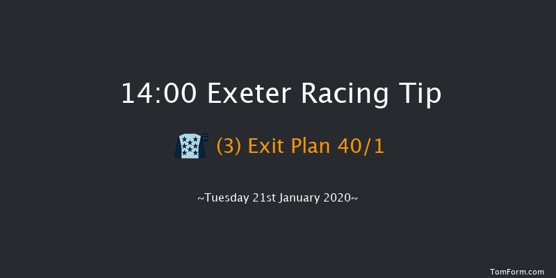 Exeter 14:00 Maiden Hurdle (Class 4) 17f Wed 1st Jan 2020