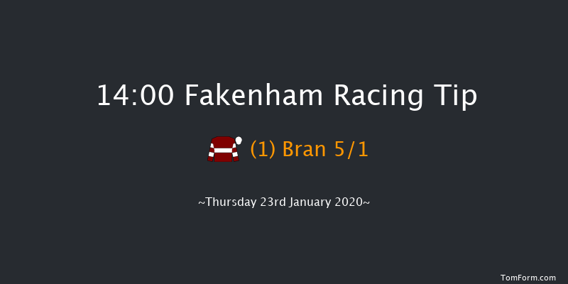 Fakenham 14:00 Maiden Hurdle (Class 3) 16f Wed 1st Jan 2020