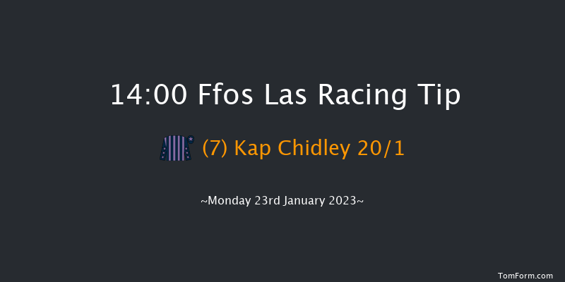 Ffos Las 14:00 Maiden Hurdle (Class 4) 20f Thu 5th Jan 2023