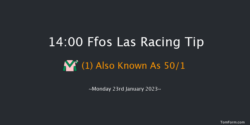 Ffos Las 14:00 Maiden Hurdle (Class 4) 20f Thu 5th Jan 2023