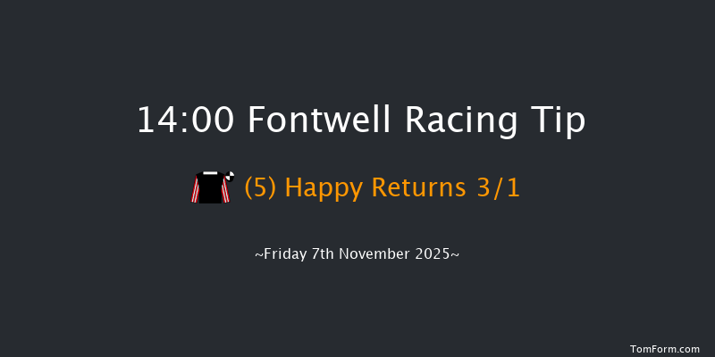 Fontwell 14-00 (Class 5) 25f Sun 26th Oct 2025