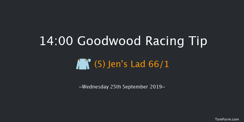 Goodwood 14:00 Maiden (Class 2) 10f Tue 3rd Sep 2019