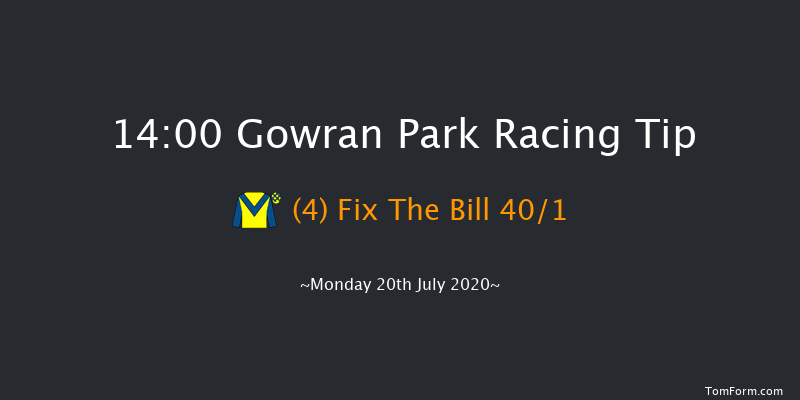 Goffs Supporting Irish Racing Maiden Hurdle (Div 2) Gowran Park 14:00 Maiden Hurdle 16f Wed 8th Jul 2020