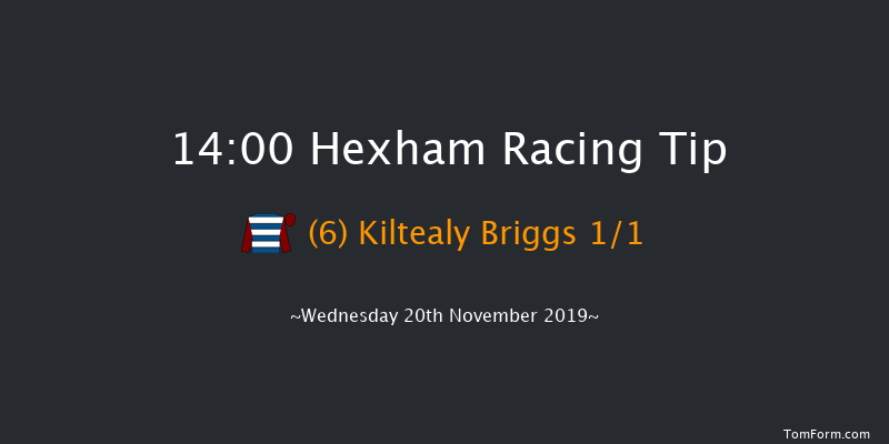 Hexham 14:00 Maiden Hurdle (Class 4) 20f Fri 8th Nov 2019