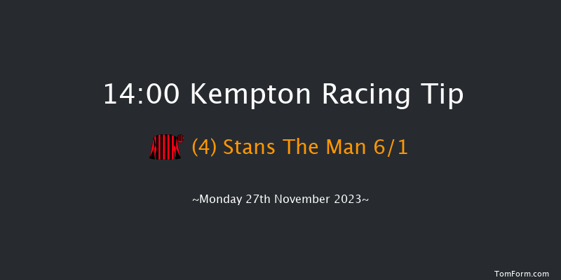 Kempton 14:00 Handicap Hurdle (Class 4) 24f Mon 20th Nov 2023