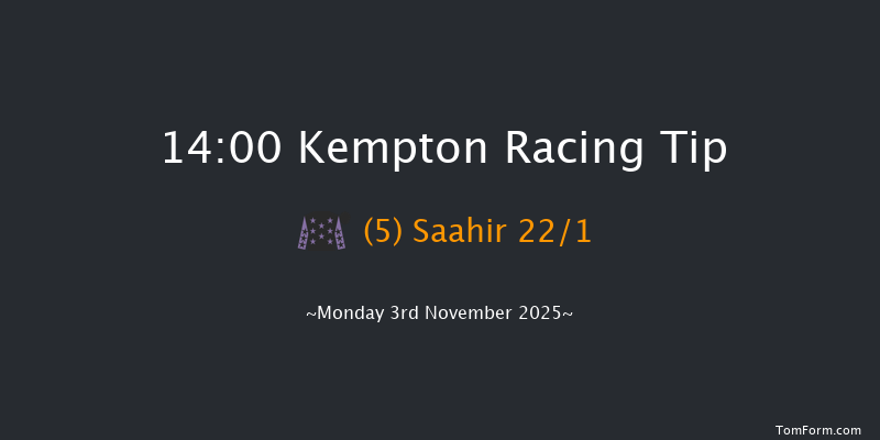 Kempton 14-00 (Class 4) 8f Wed 29th Oct 2025