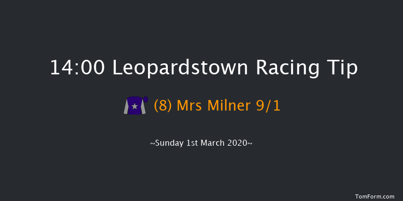 Anton O'Toole Memorial Mares Novice Hurdle Leopardstown 14:00 Maiden Hurdle 20f Sun 2nd Feb 2020