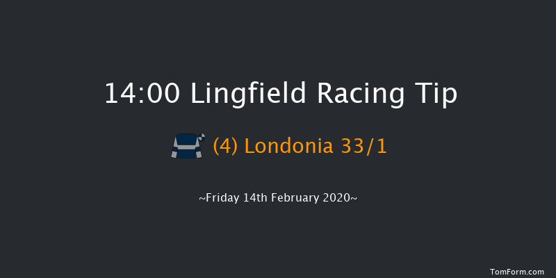 Play 4 To Score At Betway Handicap Lingfield 14:00 Handicap (Class 6) 16f Sat 8th Feb 2020
