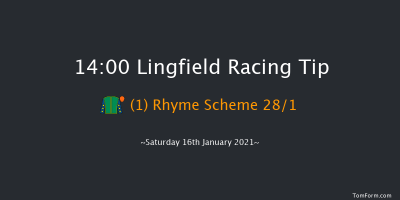 Bombardier 'March To Your Own Drum' Handicap Lingfield 14:00 Handicap (Class 6) 8f Tue 12th Jan 2021