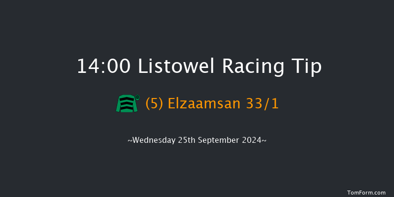 Listowel  14:00 Maiden Hurdle 16f  Tue 24th Sep 2024