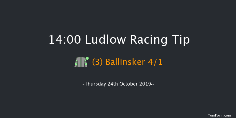 Ludlow 14:00 Maiden Hurdle (Class 4) 16f Wed 9th Oct 2019