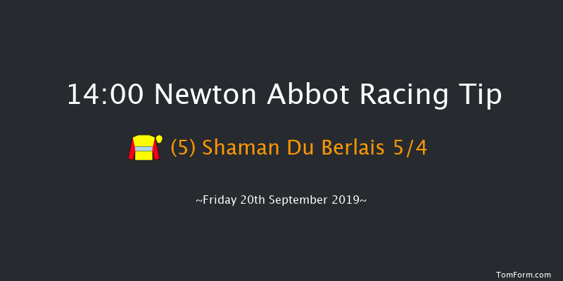Newton Abbot 14:00 Maiden Hurdle (Class 4) 22f Mon 9th Sep 2019