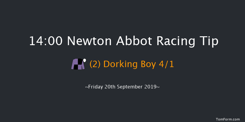 Newton Abbot 14:00 Maiden Hurdle (Class 4) 22f Mon 9th Sep 2019