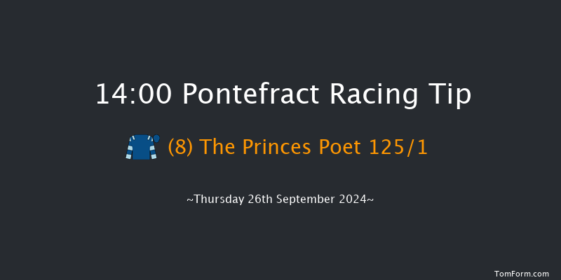 Pontefract  14:00 Handicap (Class 6) 5f Thu 19th Sep 2024
