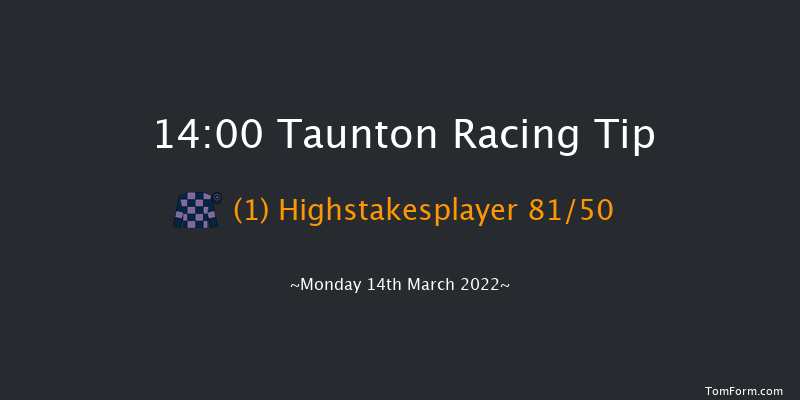 Taunton 14:00 Handicap Hurdle (Class 5) 19f Thu 3rd Mar 2022
