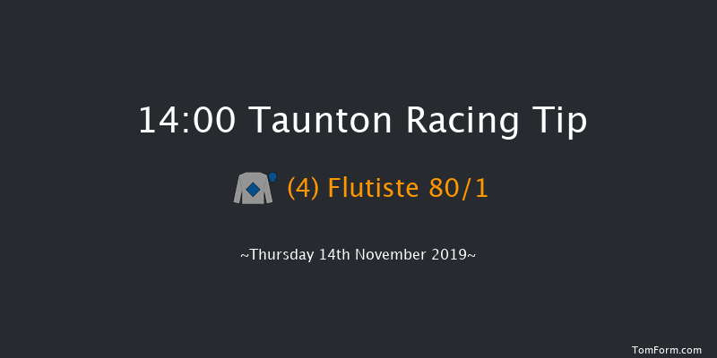 Taunton 14:00 Maiden Hurdle (Class 5) 16f Wed 30th Oct 2019