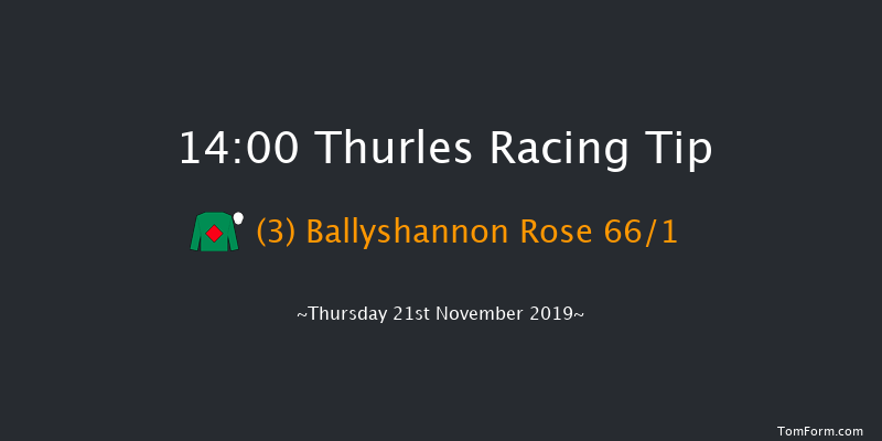 Thurles 14:00 Maiden Hurdle 23f Thu 7th Nov 2019