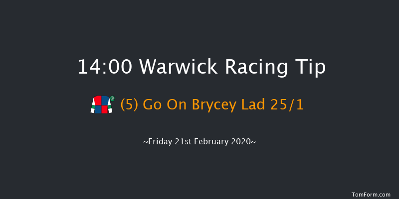 Racing Post Juvenile Hurdle Warwick 14:00 Conditions Hurdle (Class 4) 16f Sat 8th Feb 2020
