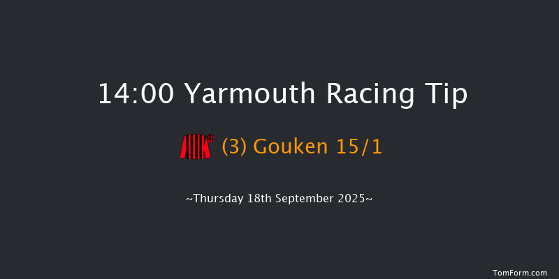 Yarmouth 14-00 (Class 4) 6f Wed 17th Sep 2025